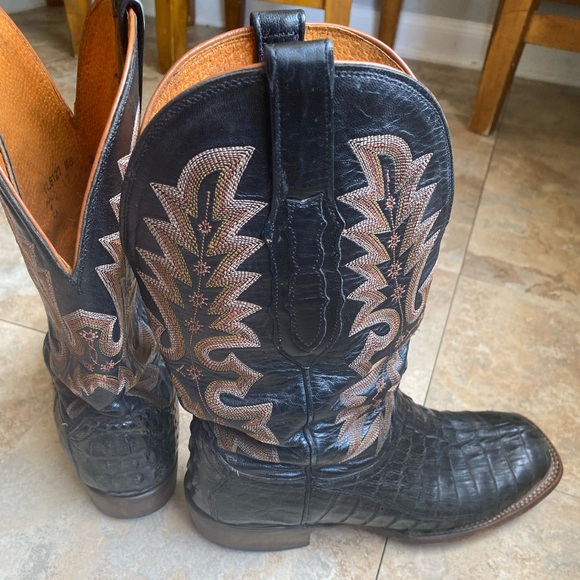 Men’s Lucchese alligator skin boots - Picture 5 of 5